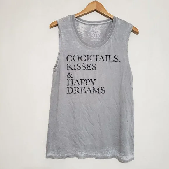 Chaser Cocktail Kisses Happy Dreams Tank Top - Picture 2 of 9